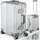 Tectake Airway 4-Rollen Cabin 20 Zoll / 20 l silber/grau