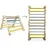 Small Foot Company Kletterdreieck-Sprossenwand 2in1 Adventure Mehrfarbig