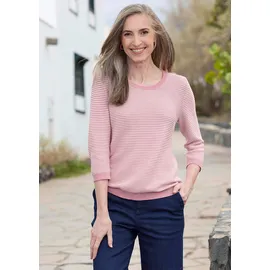GOLDNER Rundhalspullover rosa 21
