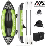 Aqua Marina Aufblasbares Kajak Laxo 285 285 x 95 cm Grün/Schwarz/Mehrfarbig