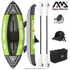 Aqua Marina Aufblasbares Kajak Laxo 285 285 x 95 cm Grün/Schwarz/Mehrfarbig