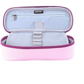 2be Federmäppchen 2BE, Kinder, pink (rosa), Polyester, Schreibgeräteetuis Federmäppchen, mit Organisationsfach