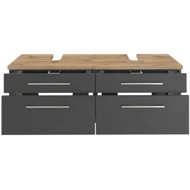 Held Waschtischunterschrank 120 x 41 x 47 cm Schwarz