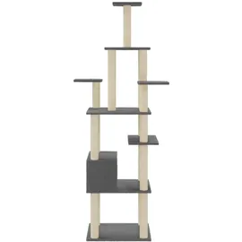 vidaXL Kratzbaum 183 cm dunkelgrau