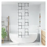 vidaXL Duschrollo 80x240 cm Stoffbreite 76 cm