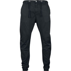 URBAN CLASSICS Herren Stretch Jogging Pants Sporthose, per Pack Schwarz (Black 7), W32(Herstellergröße: M)