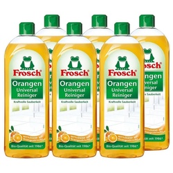 FROSCH 6x Frosch Orangen Universal Reiniger 750 ml Allzweckreiniger