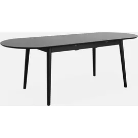 sweeek Ausziehtisch 160-210 x 75 x 90 cm schwarz