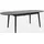 sweeek Ausziehtisch 160-210 x 75 x 90 cm schwarz
