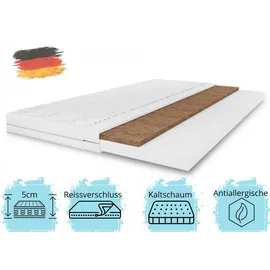 marpur Matratzentopper TOP5 Kokosauflage 80 x 200 cm mehrfarbig