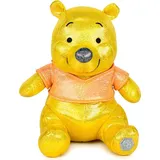 Play by Play Winnie Puuh 30 cm Kuscheltier 100 Jahre Disney Glitter - Sound Plüschtier - Gelb