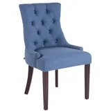 CLP Esszimmerstuhl Aberdeen Stoff blau antik
