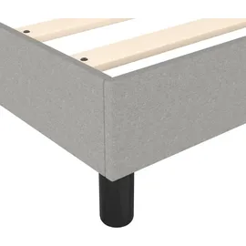 vidaXL Boxspringbettgestell 100 x 200 cm Hellgrau