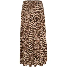 Kaffe Maxirock Damen Braun M/L