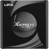 Lipa X88 Pro 13 TV Box 4-32 GB Android 13 -Mediaplayer Mit Kodi, Netflix und Playstore-8K Decoder - Apps via Playstore und Internet - Wifi und Ethernet - Dolby Sound - Bluetooth