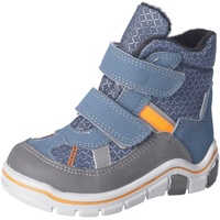 Ricosta Jungen Winterstiefel Gabris,Kinder Boots,WMS:Mittel,lose Einlage,Sympatex,waschbar,wasserdicht,Winterboots,warm,Pavone/Jeans (140),27 EU - 27