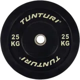 Tunturi Bumperplatte 25kg - Black - One Size