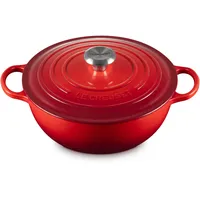 Le Creuset Signature La Marmite Bräter 26 cm kirschrot