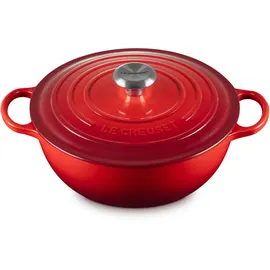 Le Creuset Signature La Marmite Bräter 26 cm kirschrot