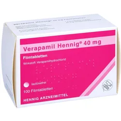 Verapamil Hennig 40 mg Filmtabletten 100 St