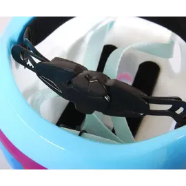 Volare Kinder Fahrrad Helm Schutzhelm Kinderhelm Frozen Eiskönigin Elsa Blau - Blau