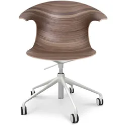 Infiniti Drehstuhl Loop 3D Wood 5 Star updown Holz Braun Walnuss