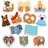 Howaf Oktoberfest Deko Set Girlande 2,5 m 12 St. Blau/Weiß