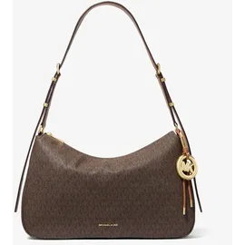 Michael Kors Nolita Medium Schultertasche Kunstleder Brown