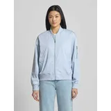 S.Oliver Relaxed Fit Blouson mit Rippbündchen, Hellblau, 46