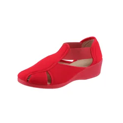 Hausschuh CLASSIC, Damen, Gr. 39, rot, Synthetik, Schuhe Slipper Hausschuh