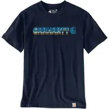 CARHARTT Irvine Layered Logo Navy XL