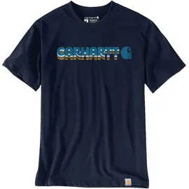 CARHARTT Irvine Layered Logo Navy XL