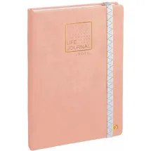 Quo Vadis 23798501NQ Life Journal 21 Notizbuch 2019 Lineatur Dot 1 Stück bleichrosa: Life Journal Persönlicher Kalender