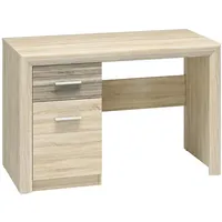 Feldmann-Wohnen Schreibtisch, Sonoma Eiche, Trüffeleiche, Holz, Rechteckig,Rechteckig, 120x78x58 cm,