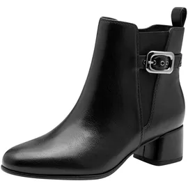 Marco Tozzi Chelsea Boots mit Blockabsatz Elegant, Schwarz (Black), 37 EU