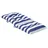 vidaXL Sitzkissen 120 x 50 x 7 cm blau/weiß 2 St.