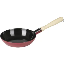 RIESS Schwarzemail Holzknechtpfanne 24 cm rot