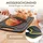 Blumtal Schneidebrett-Set Kunststoff 2 Teile 40 x 24,5 cm Grau