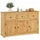 CARO-Möbel Sideboard 135 x 80 x 40 cm Braun