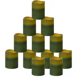 vidaXL LED-Kerzen 24 St. grün