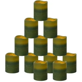 vidaXL LED-Kerzen 24 St. grün