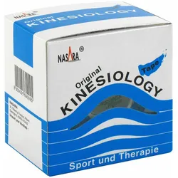 Nasara Kinesio Tape 5 cmx5 m blau inkl.Spenderbox