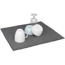 Wenko Mikrofaser Abtropfmatte Miko 47 x 40 cm Grau
