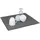 Wenko Mikrofaser Abtropfmatte Miko 47 x 40 cm Grau