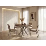 WFL GROUP Lefkas Ø 120 cm braun