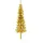 vidaXL Künstlicher Halb-Weihnachtsbaum Gold 150 cm