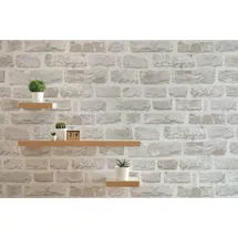 A.S. Création Naturstein Tapete Steinoptik 10,05 x 0,53 m 300 g Beige/Grau/Weiß 386371
