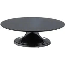 Schneider 050052 Melamin, Tortenplatte mit Drehfuss, schwarz, 32cm Durchmesser x 10cm Höhe: