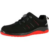 ELTEN Sicherheitsschuhe Maddox BOA black-red Low ESD S3, 45