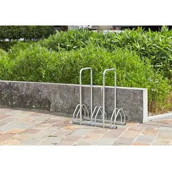 Fahrradständer, für Reifen von 35 bis 55mm - silberfarben